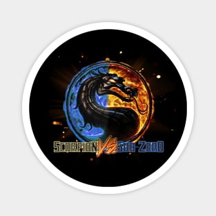 Scorpion vs Sub Zero team Mortal Kombat Pro Kompetition Magnet